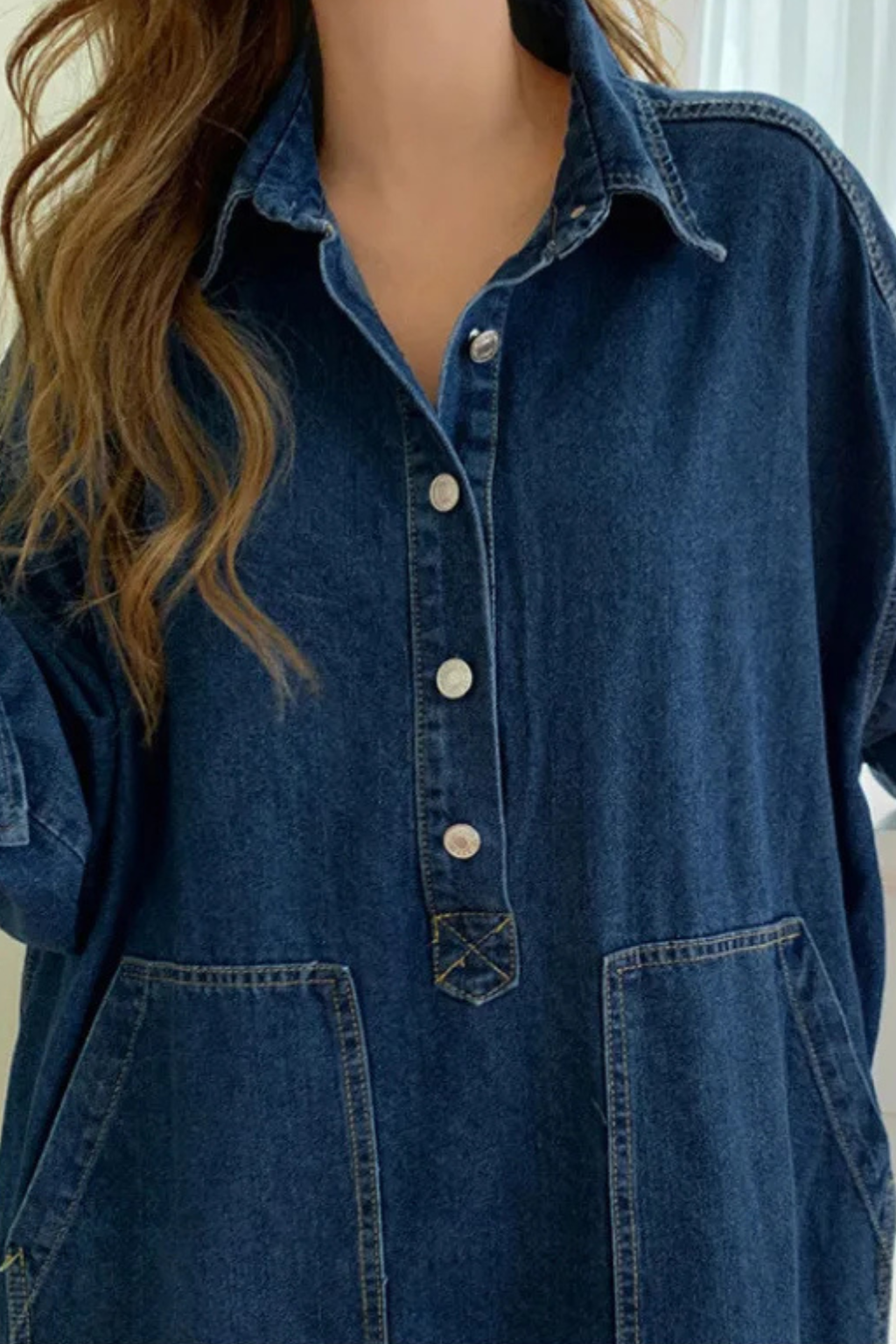 Stella | Denim Ease Maxi Dress